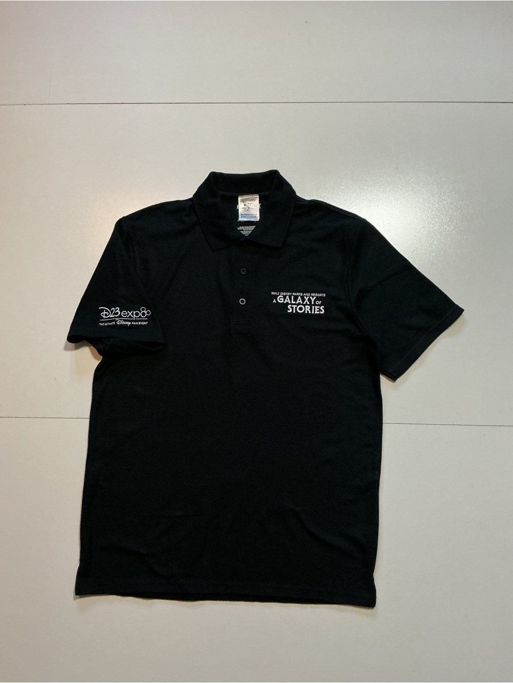 D23 Disney Expo Imagineering Exclusive Galaxy Of Stories Polo S/S Shirt